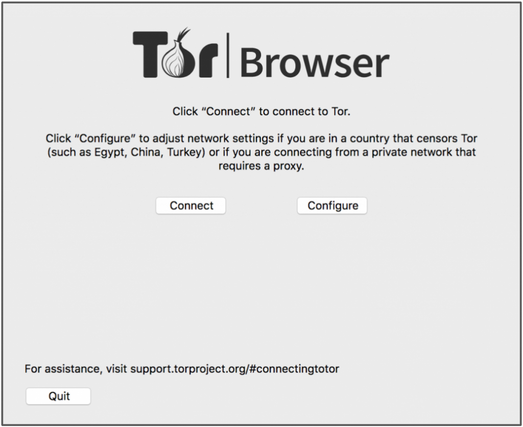 Connect Tor Browser