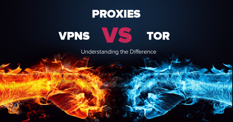 프록시 vs VPN vs 토르 – 차이점 이해하기