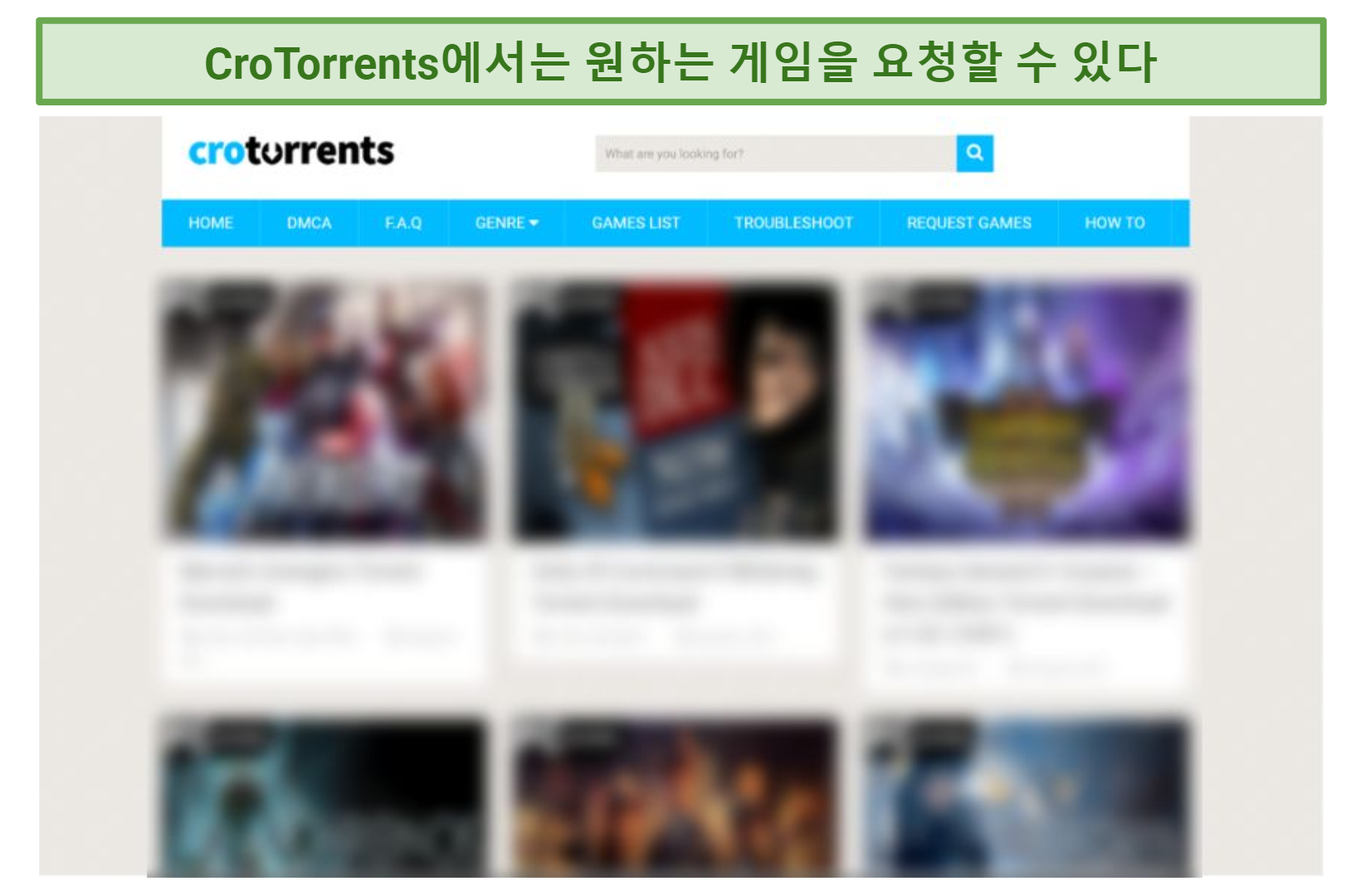 Screenshot of CroTorrents homepage
